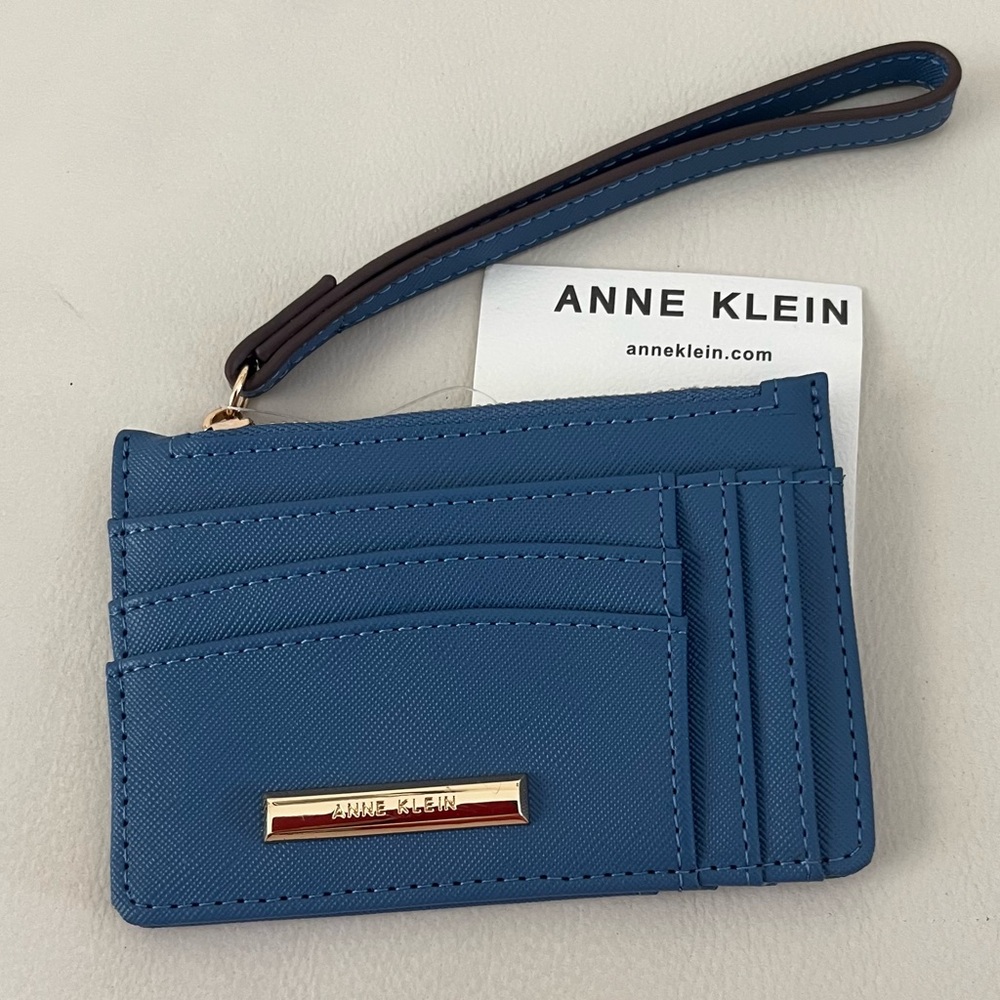 NWOT ANNE KLEIN CARD CASE WRISTLET WALLET CARDHOLDER ORGANIZER